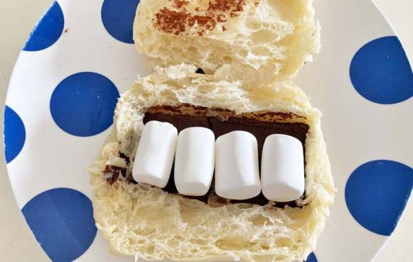 『ホワイトデニッシュショコラ』をもっとおいしく！　山パンの簡単レシピに「うっとり」