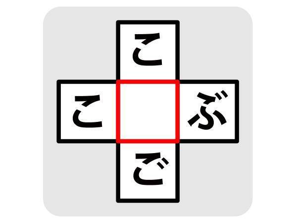 コレは簡単！　中央に入る文字は何？【穴埋めクイズ】