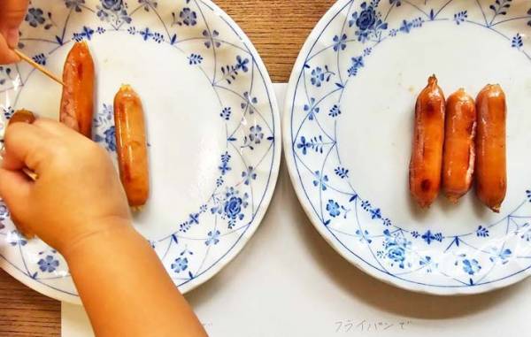 そのまま焼くの待って！　安いウインナーは○○すると…「家族に大好評」