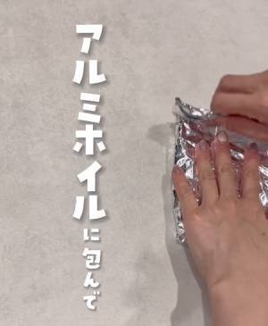 「ラップは使いません」　食パンをアレで包むと…　「すごい！」