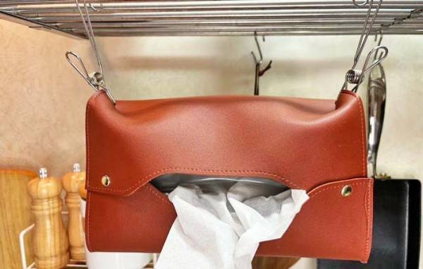 ジャマにならないティッシュの置き方　「１００均で解決」「使いやすい」