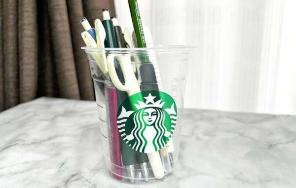 オシャレで捨てたくないスタバ容器　再利用法に「もったいないことしてた」
