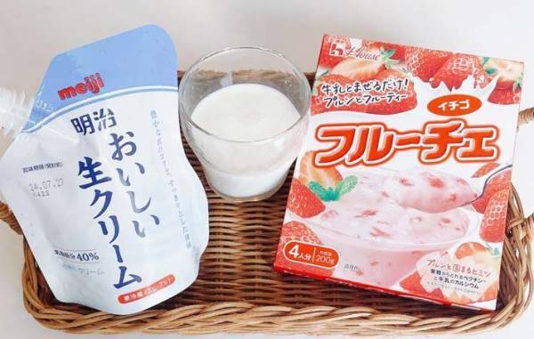 フルーチェにアレを入れると…？　「元に戻れない」「高級スイーツ」