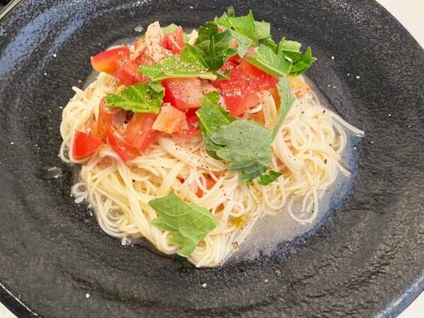 そうめんが冷製パスタに早変わり！？　トマトとツナで「コクうまっ」