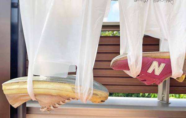 「すぐ乾いた」「ずっとやる」　ビニール袋の思わぬ使い道