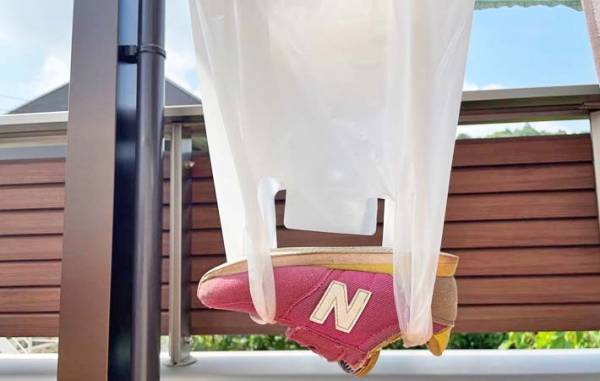 「すぐ乾いた」「ずっとやる」　ビニール袋の思わぬ使い道