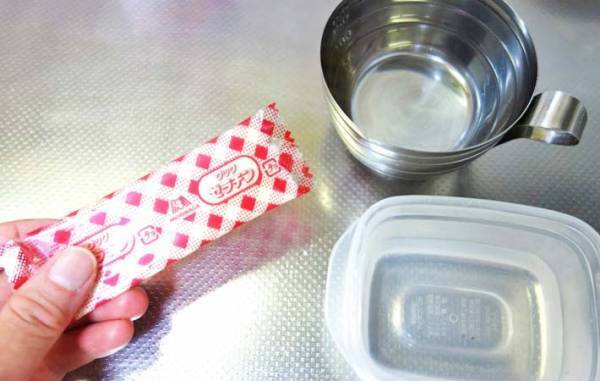 材料２つを混ぜて冷蔵庫へ　２時間後…「プルン！」「高級和菓子みたい」