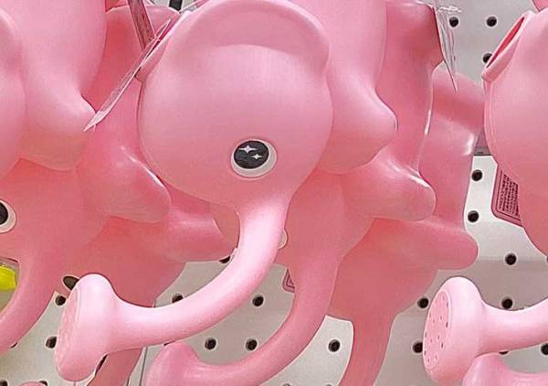 『トイザらス』で見つけたゾウのじょうろ　１つだけ…「笑った」「お迎え確定」