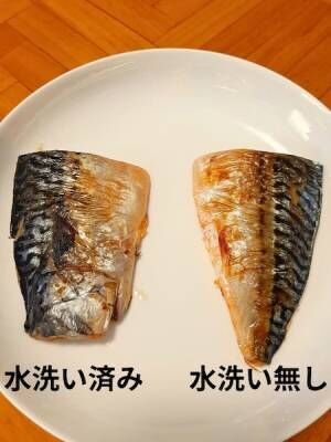 焼いた鯖を２切れ並べた様子