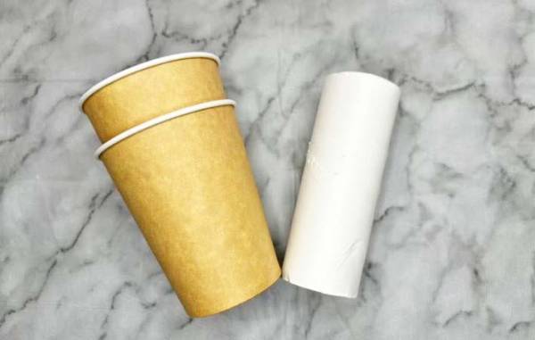 トイレットペーパーの芯に穴をあけて…　できたものに「こりゃ盛り上がる」