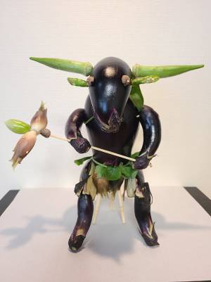 立ちはだかる精霊馬？　１枚に「これは才能」「センスに溢れている」