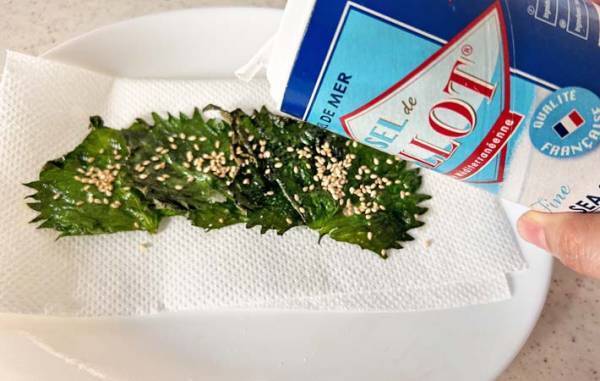 大葉をレンチンして？　苦手な子供が「ご飯と食べたい～！」