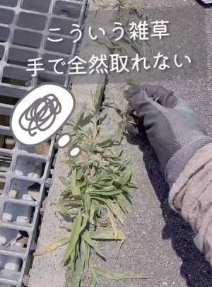 草刈りが楽しくなるかも？　ボウボウに生えた雑草を一網打尽にする便利グッズ