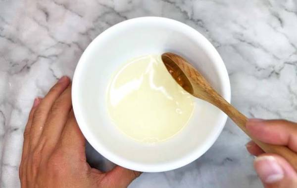 材料２つを混ぜるだけ！　冷蔵庫で冷やしたら…「わらび餅みたい」