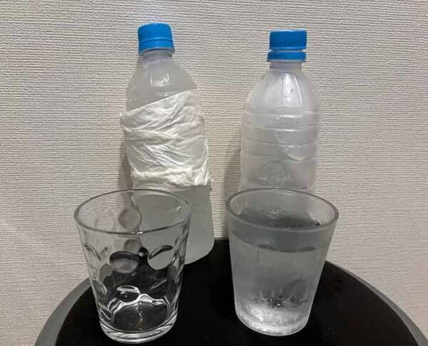 ペットボトル飲料水の写真