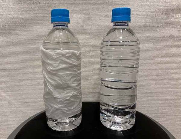 キッチンペーパーを巻くと？　７時間後の結果に「驚きを隠せない」