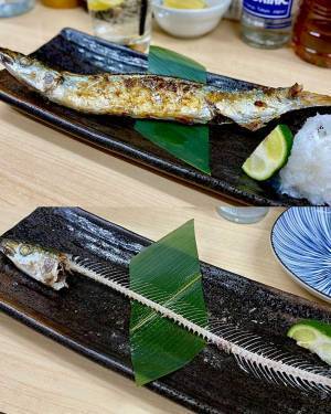 「こんな人いるの！？」「二度見した」　きれいすぎる焼き魚の食事後がこちら