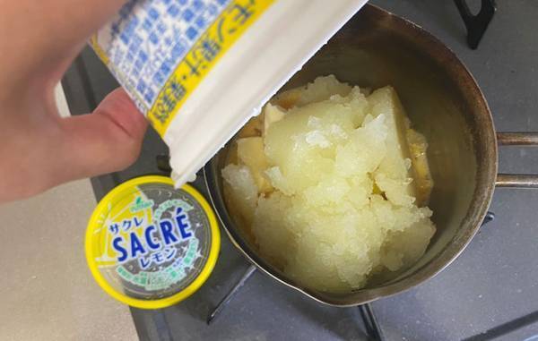 冷凍庫にある『サクレ』を鍋に入れたら…　「その発想はなかったわ」