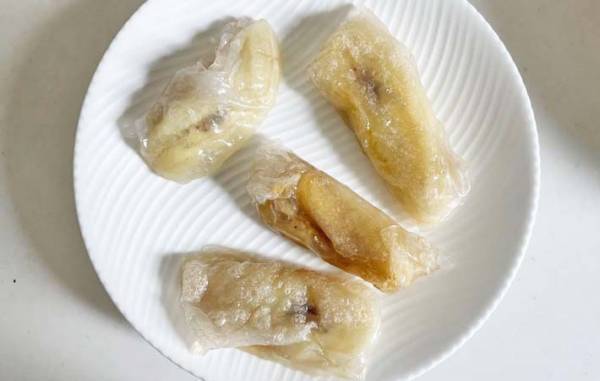 「ライスペーパーが余った」　バナナをプラスしてみたら「これ最高」