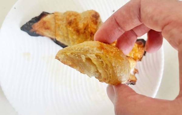 小麦粉不要のクロワッサン　材料に「余ってたから助かる」「簡単！」