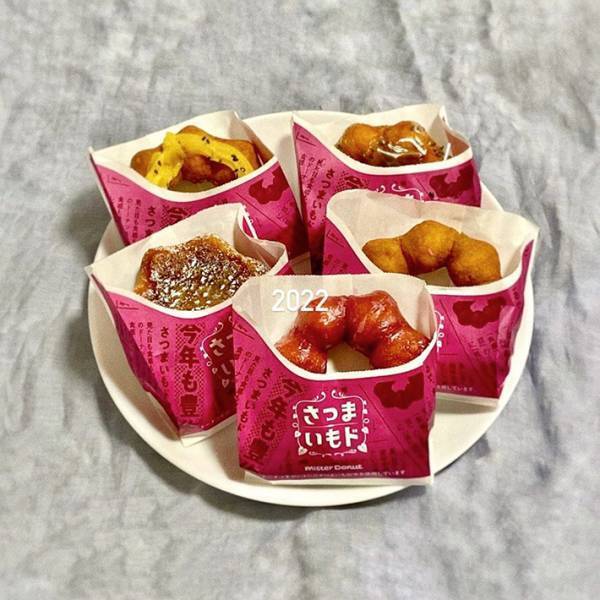 ミスド商品を写した４枚、よく見ると？　女性がおさめた『記録』が話題