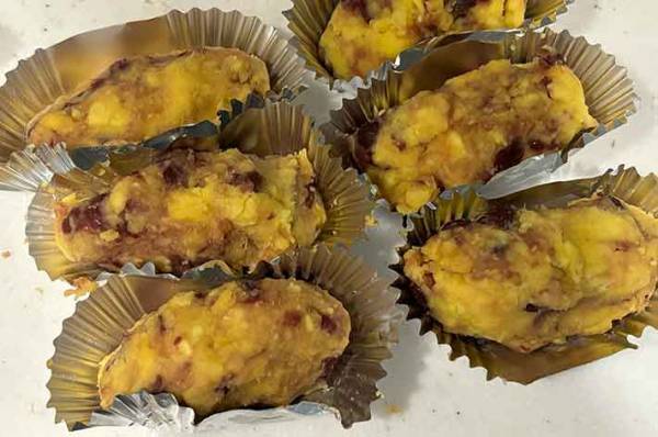 さつまいもに混ぜたのが？　企業のレシピに「お茶もコーヒーも合う！」