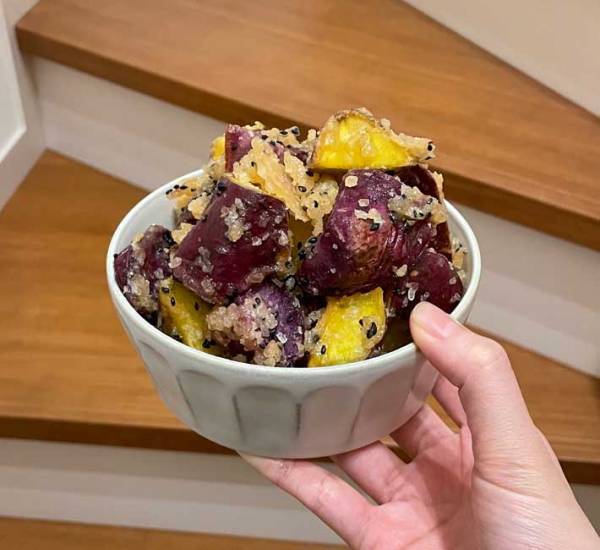 大学イモのタレ、砂糖の代わりに？　「天才か」「見た目からして優勝」