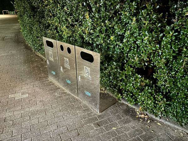 「謎にかっこいいな」「違和感なさすぎ」　二度見するゴミ箱に『１０万いいね』