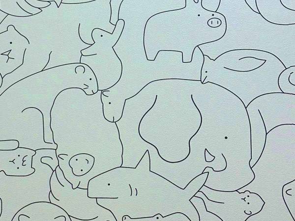 小児科の壁が？　娘が夢中になる１枚に「天才かよ」「センスよすぎ」