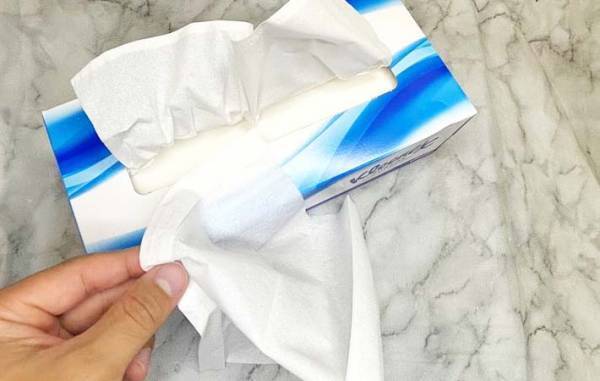 新品の箱ティッシュ、使う前にやって！　企業のコツに「驚いた」