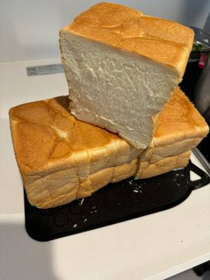 ３斤の食パンを切って？　完成した一品に「化け物的な何か」「詰み方で笑う」