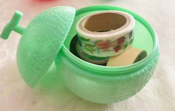 「かわいくて捨てられない」　メロンアイス容器は、あのシーンで使える！