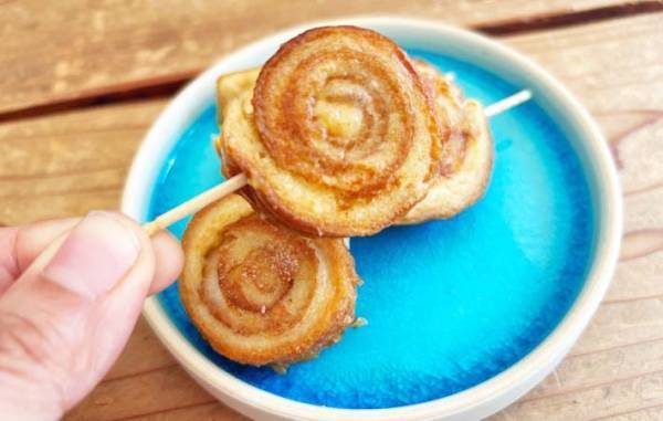 残ったパンの耳　クルクル巻くと…「うまみギュッ」「テンション上がった」