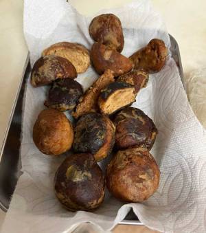 完成したドーナッツ　１０万いいねの理由に「変な声が出た」「申し訳ございません」