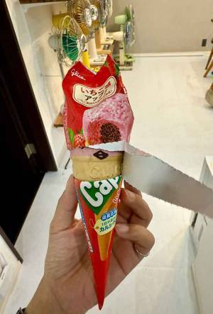 女性「ゼロカロリーでしょ」　『カプリコ』の１枚に「残念」「ドキッとする」