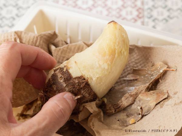 皮むきが面倒なサトイモ　JAは包丁を使わずに…？