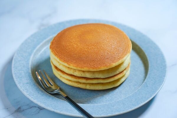 数枚重なったホットケーキ