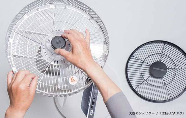 片付ける前の扇風機　掃除方法と注意点を紹介