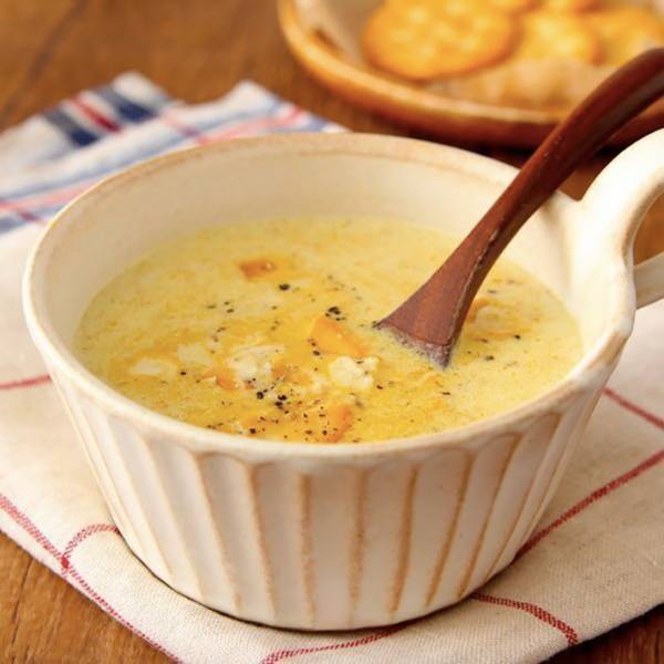 「作ったらうますぎる！」　電子レンジで作る『カボチャのポタージュ』が最高