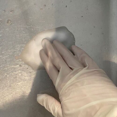 「汚れが落ちた！」　重曹をホイップ状にすると…　「これすごい」「見たことない」