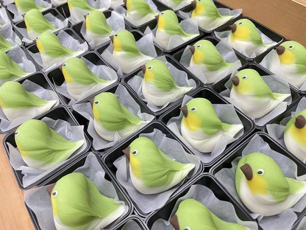 色鮮やかな練り切り、よく見ると？　１枚に「天国かな？」「は、はわわわ…」