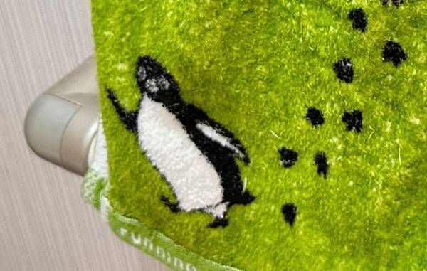 タオルのデザインを勘違いしていた男性　正体は、キウイではなく…？