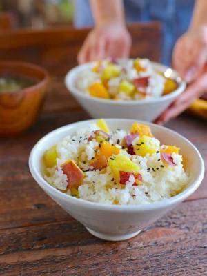 炊飯器にお任せ　サツマイモ料理に「無限に食べられる」「ホックホク」