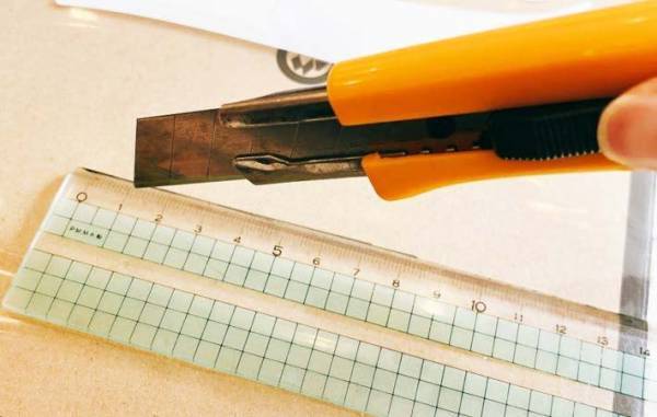 ジッパー付き袋に切れ目を入れるだけで、意外な日用品がすっぽり入った！