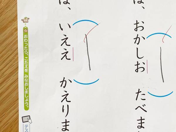 国語のテストで『バツ』をくらった小１　斜め上の理由に「違う、そうじゃない」