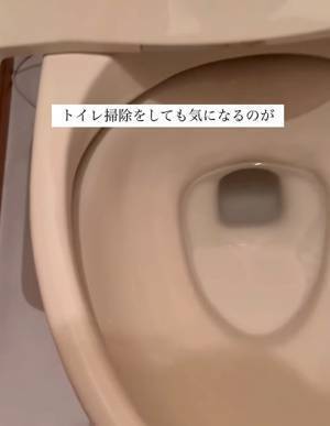 トイレットペーパーを詰めてみて！　便座のふち裏、掃除テクに「スッキリ」「意外と簡単」