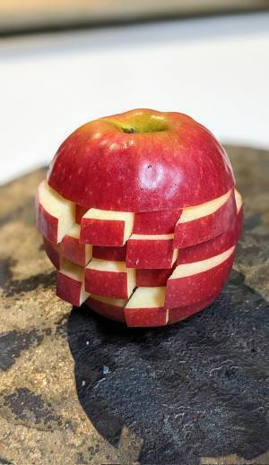 りんごをスティック状に？　農家の提案に「早速やる」