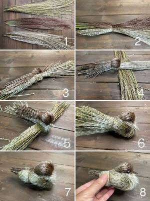 何で作ったか分かる？　かわいいスズメの正体に「発想がすごすぎる」「感動した」