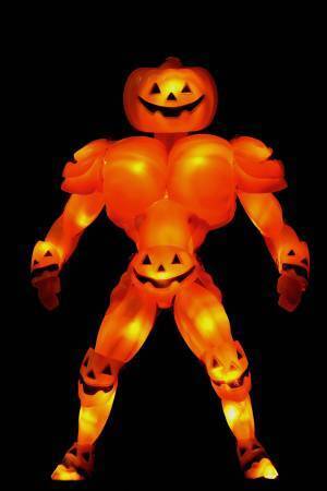 カボチャをつなぎ合わせて…　完成形に「キレッキレの肉体美」「言葉が出ない」