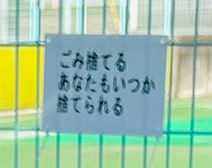 かわいらしい柴犬を写した１枚　しかし、背後の貼り紙を見ると…？